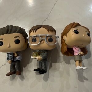 Funko Action Figures Set - Brown, Gray, Pink